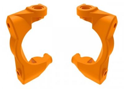 Traxxas Styrspindelhållare (Caster Block) Orange (Par) Mini Maxx/XRT (10732-ORNG)