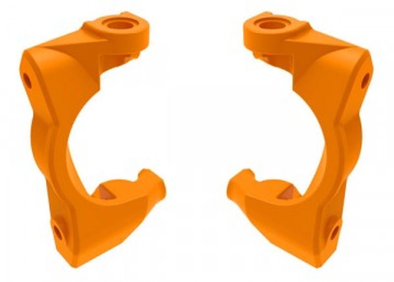 Traxxas Styrspindelhållare (Caster Block) Orange (Par) Mini Maxx/XRT (10732-ORNG)