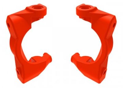 Traxxas Styrspindelhållare (Caster Block) Röd (Par) Mini Maxx/XRT (10732-RED)