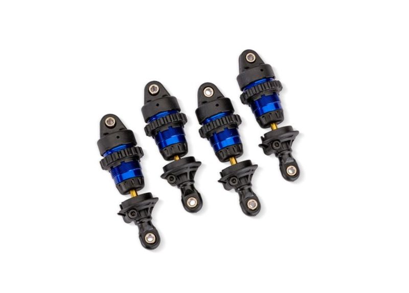Traxxas Stötdämpare Mini GTR Alu Komplett Blå (4) (10865-BLUE)