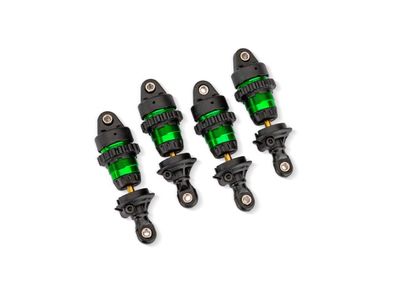 Traxxas Stötdämpare Mini GTR Alu Komplett Grön (4) (10865-GRN)