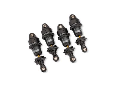 Traxxas Stötdämpare Mini GTR Alu Komplett Grå (4) (10865-GRAY)