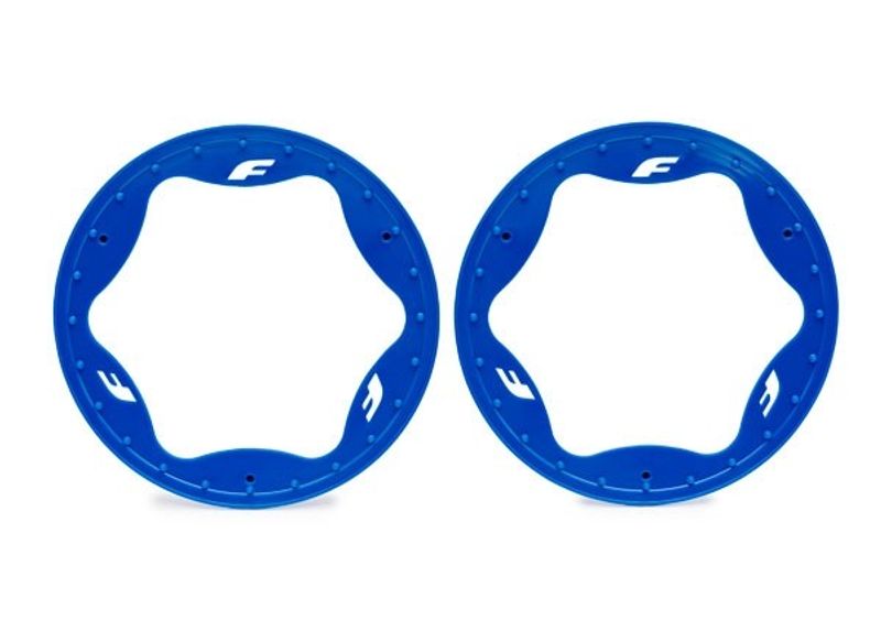 Traxxas Beadlock Ringar Blå Pro Scale Sand Car Race 4.3" Bak (2) (10948-BLUE)