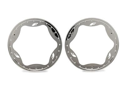 Traxxas Beadlock Ringar Krom Pro Scale Sand Car Race 4.3" Bak (2) (10948-CHRM)