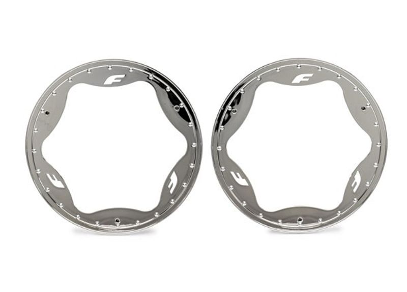 Traxxas Beadlock Ringar Krom Pro Scale Sand Car Race 4.3" Bak (2) (10948-CHRM)