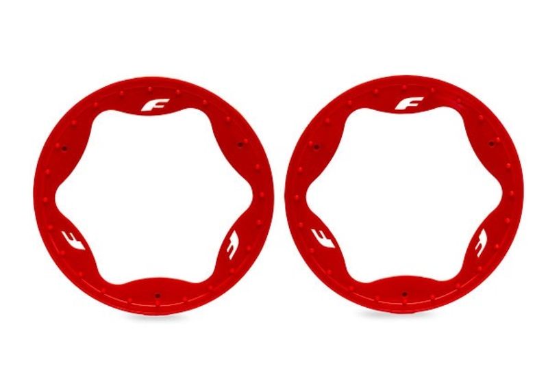 Traxxas Beadlock Ringar Röd Pro Scale Sand Car Race 4.3" Bak (2) (10948-RED)