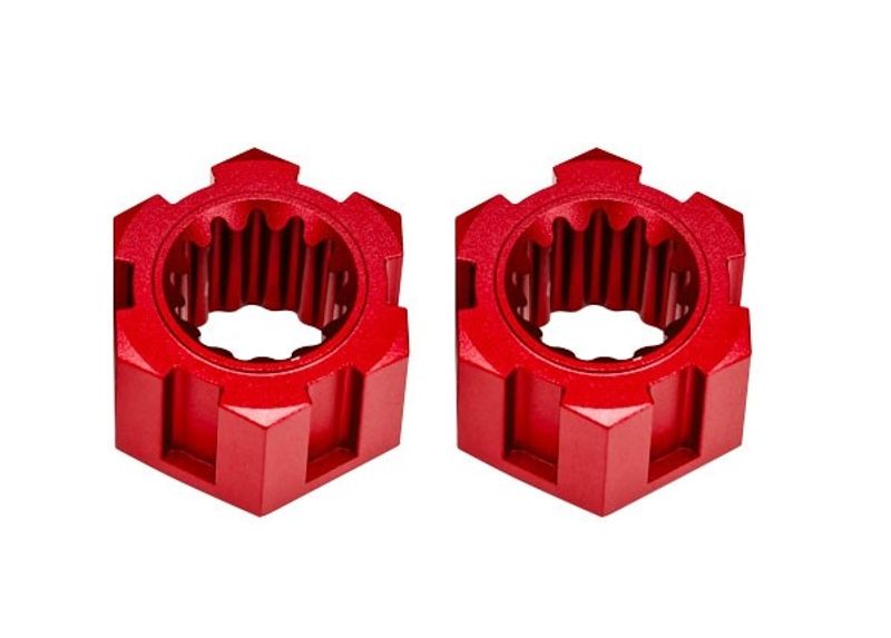 Traxxas Fälgnav Alu Röd Fram (2) Funco Sand Car (10954-RED)