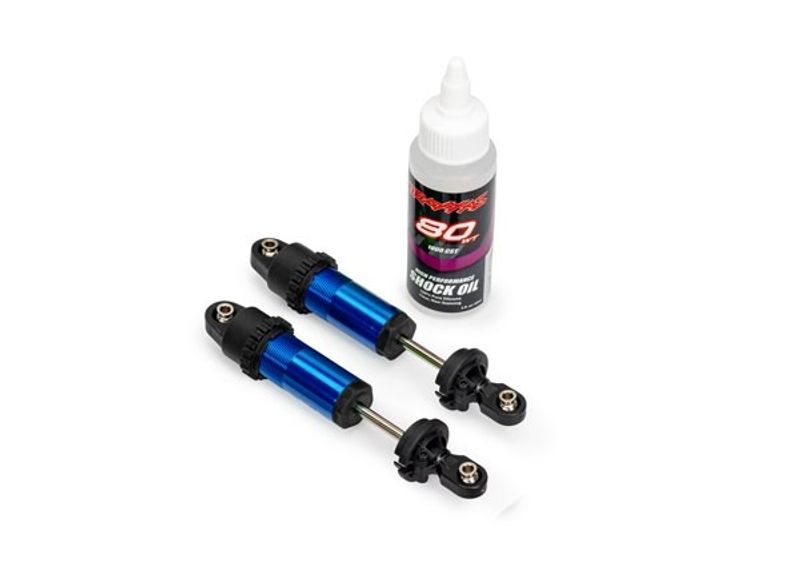 Traxxas Stötdämpare GT-Maxx Fram Alu Blå (2) Funco Sand Car (10961-BLUE)