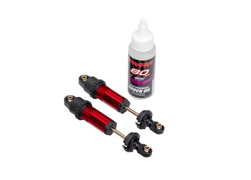 Traxxas Stötdämpare GT-Maxx Fram Alu Röd (2) Funco Sand Car (10961-RED)