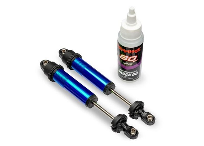 Traxxas Stötdämpare GT-Maxx Bak Alu Blå (2) Funco Sand Car (10962-BLUE)