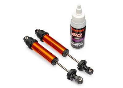 Traxxas Stötdämpare GT-Maxx Bak Alu Orange (2) Funco Sand Car (10962-ORNG)