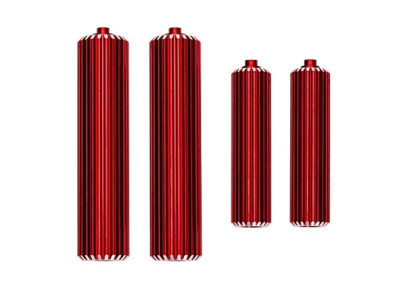 Traxxas Reservoar Stötdämpare Alu Röd F+B (2+2) Funco Sand Car (10966-RED)
