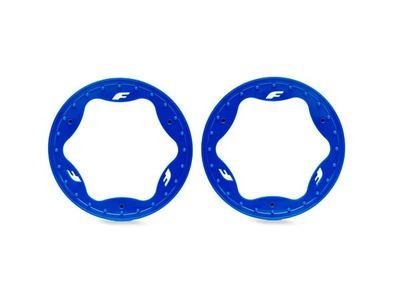 Traxxas Beadlock Ringar Blå Pro Scale Sand Car Race 3.5" Fram Standard (2) (10976-BLUE)
