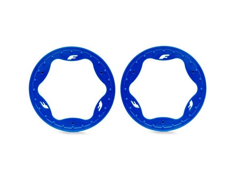Traxxas Beadlock Ringar Blå Pro Scale Sand Car Race 3.5" Fram Standard (2) (10976-BLUE)