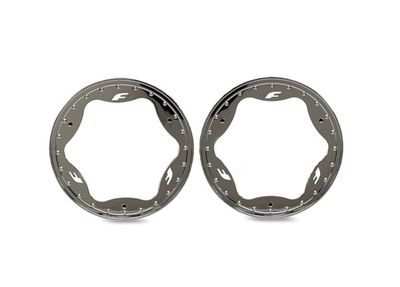 Traxxas Beadlock Ringar Krom Pro Scale Sand Car Race 3.5" Fram Standard (2) (10976-CHRM)