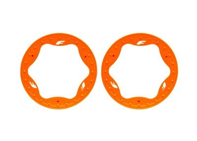 Traxxas Beadlock Ringar Orange Pro Scale Sand Car Race 3.5" Fram Standard (2) (10976-ORNG)