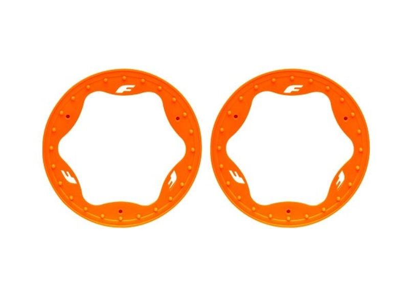 Traxxas Beadlock Ringar Orange Pro Scale Sand Car Race 3.5" Fram Standard (2) (10976-ORNG)