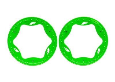 Traxxas Beadlock Ringar Grön Pro Scale Sand Car Race 3.9" Bak Standard (2) (10977-GRN)