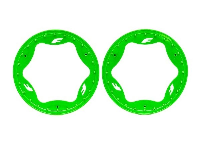 Traxxas Beadlock Ringar Grön Pro Scale Sand Car Race 3.9" Bak Standard (2) (10977-GRN)