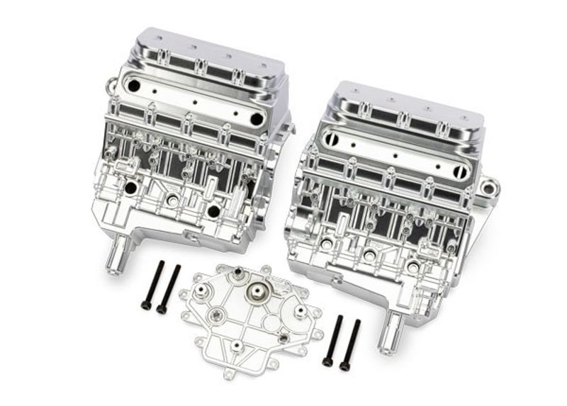 Traxxas Motorblock Satin Krom Funco Sand Car (10981-SATIN)