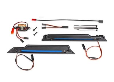 Traxxas LED Ljus Chassie Blå Komplett X-Maxx, XRT, Funco (10998-BLUE)