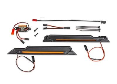 Traxxas LED Ljus Chassie Orange Komplett X-Maxx, XRT, Funco (10998-ORNG)