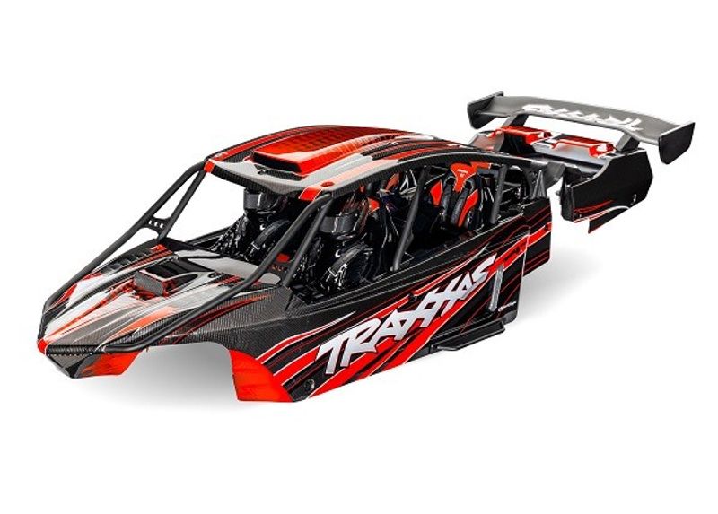Traxxas Kaross Funco Sand Car Komplett Röd (10911-RED)