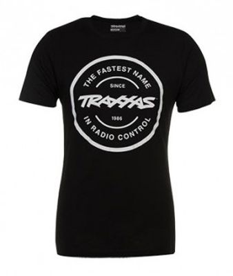 T-shirt Svart Rund Traxxas-logga L