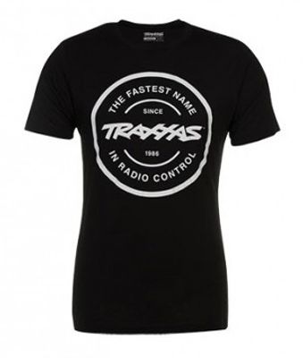 T-shirt Svart Rund Traxxas-logga S