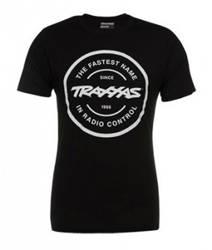 T-shirt Svart Rund Traxxas-logga S