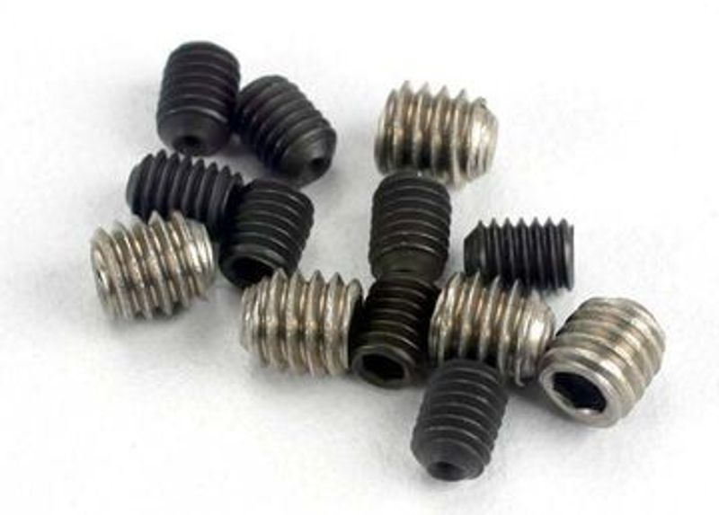 Traxxas Stoppskruv M3x4mm (8) M4x4mm (4) (1548)