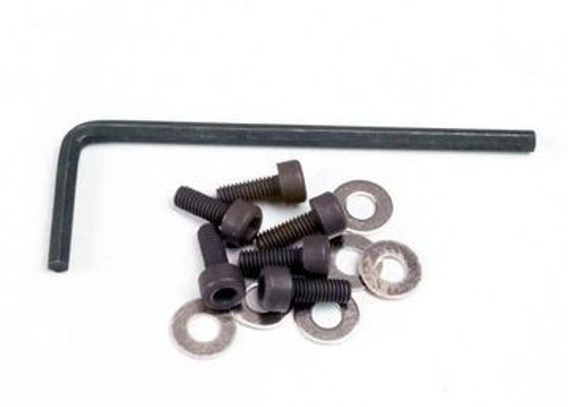 Traxxas Skruvsats M3x8mm / Brickor (6) (1552)