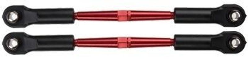 Traxxas Turnbuckles Styrstag Komplett 96mm Aluminium Röd (2) (2336X)