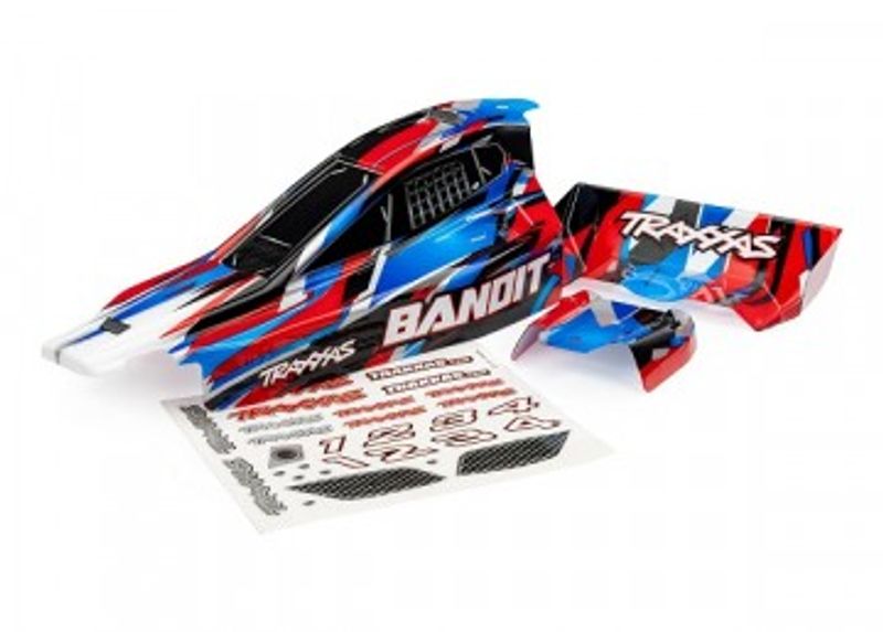 Traxxas Kaross Bandit Röd (2430-RED)