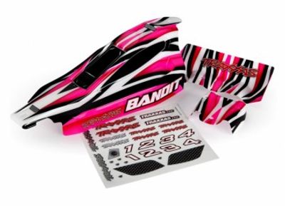 Traxxas Kaross Bandit Rosa Målad (2433)