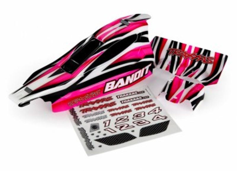Traxxas Kaross Bandit Rosa Målad (2433)