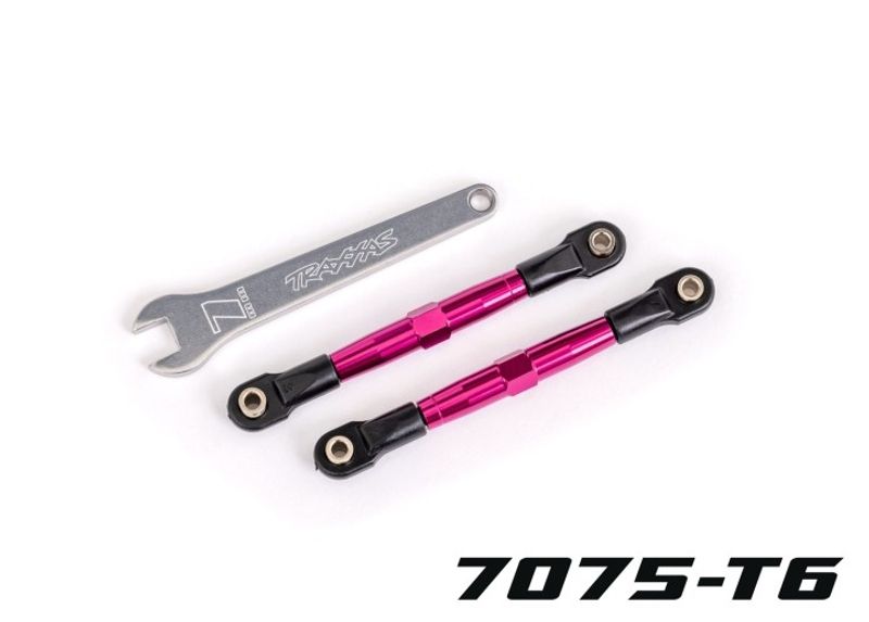 Traxxas Styrstag Alu Rosa 75mm(cc) Komplett (2) Bandit (2445P)