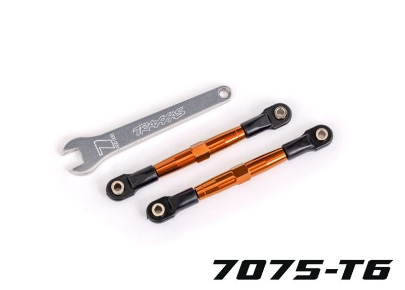 Traxxas Styrstag Alu Orange 75mm(cc) Komplett (2) Bandit (2445T)