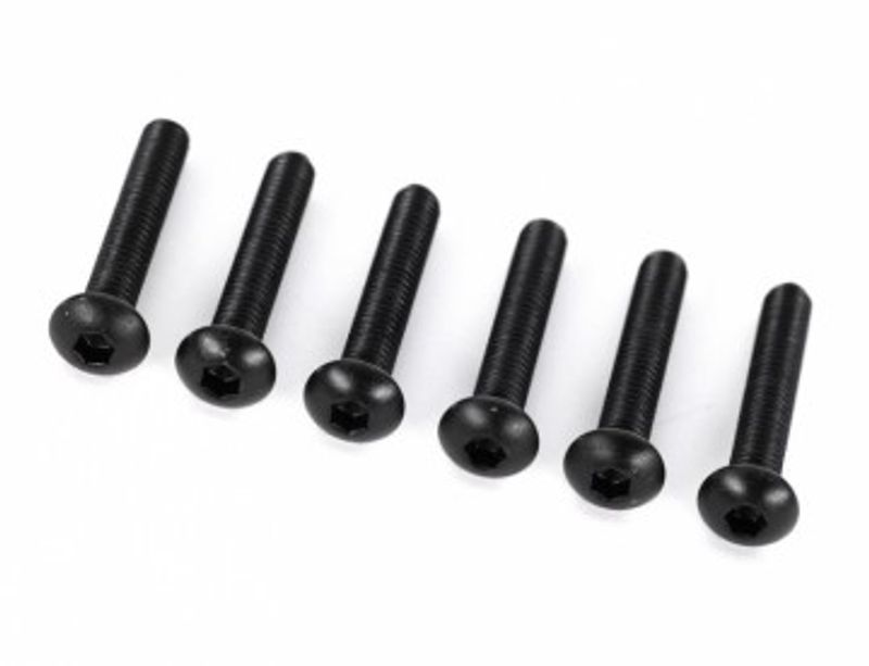 Traxxas Skruv M4x24mm Kullrig Insex (6) (2455)
