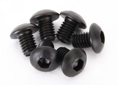 Traxxas Skruv M3x4mm Kullrig Insex (6) (2515)