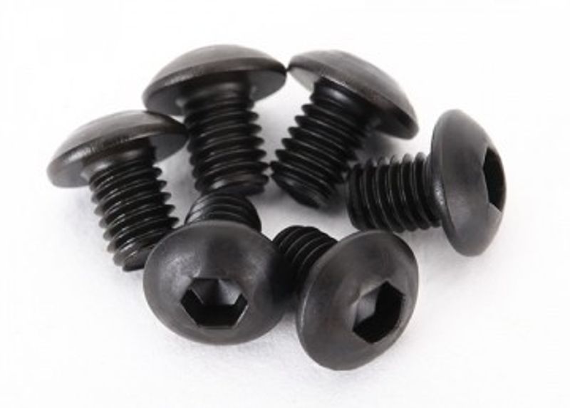 Traxxas Skruv M3x4mm Kullrig Insex (6) (2515)