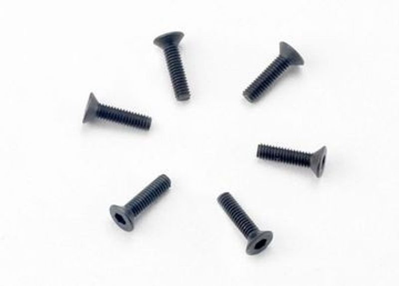 Traxxas Skruv M2,5x10mm Försänkt Insex (6) (2523)