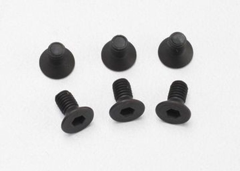 Traxxas Skruv M3x6mm Försänkt Insex (6) (2534)