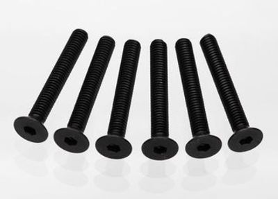 Traxxas Skruv M4x30mm Försänkt Insex (6) (2533)