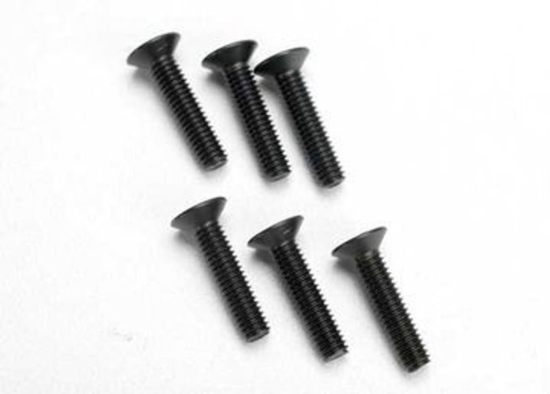 Traxxas Skruv M4x18mm Försänkt Insex (6) (2547)