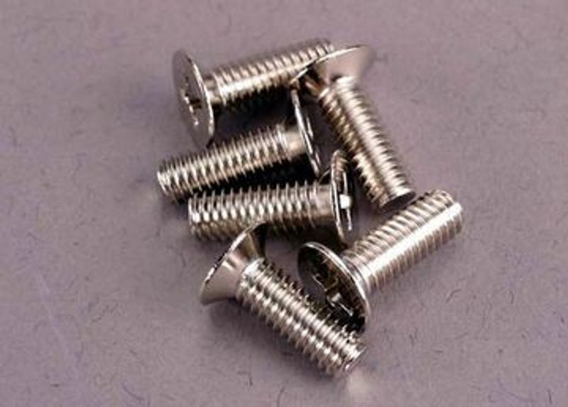Traxxas Skruv M4x12mm Försänkt (6) (2548)