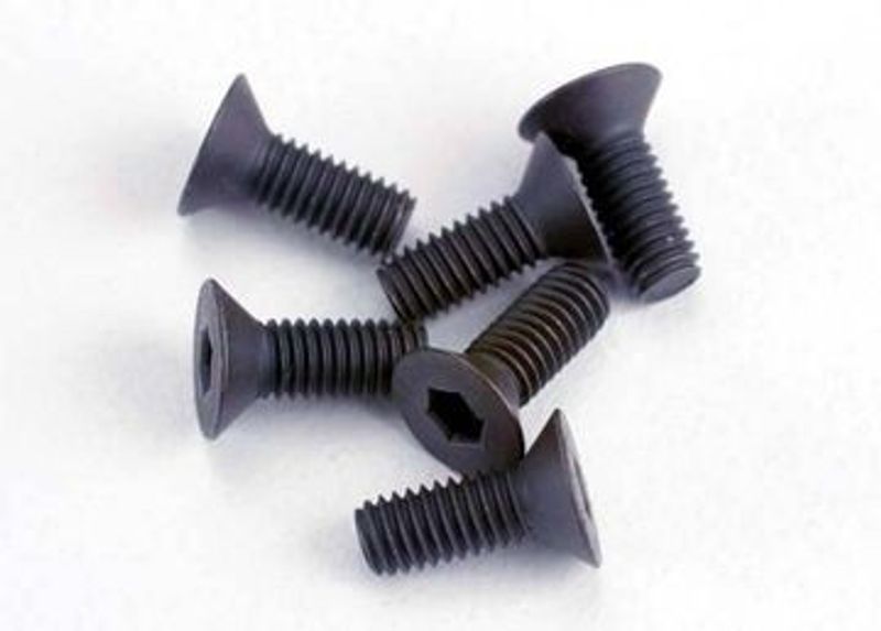 Traxxas Skruv M3x8mm Försänkt Insex (6) (2550)