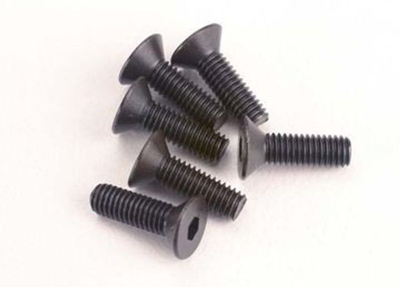 Traxxas Skruv M3x10mm Försänkt Insex (6) (2551)