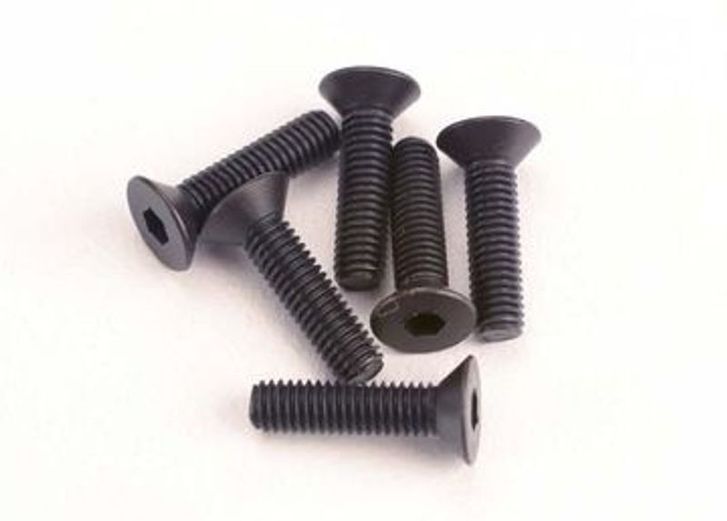 Traxxas Skruv M3x12mm Försänkt Insex (6) (2552)