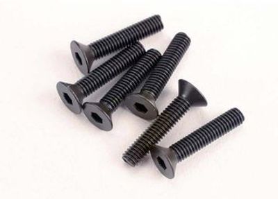 Traxxas Skruv M3x15mm Försänkt Insex (6) (2553)